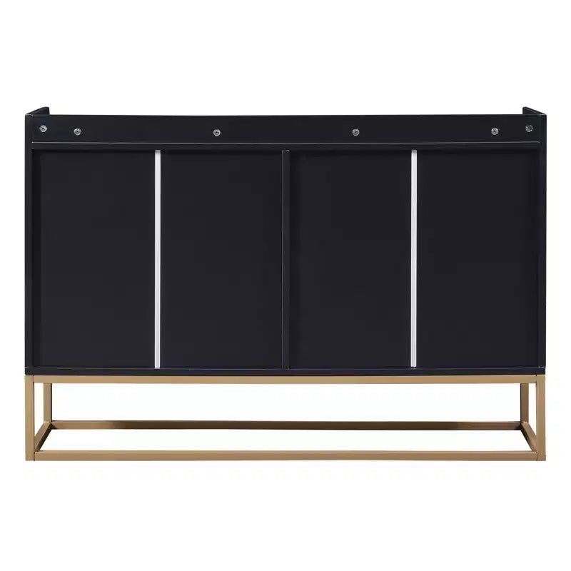 Buffet moderne élégant avec grand espace de rangement pour salle à manger, entrée