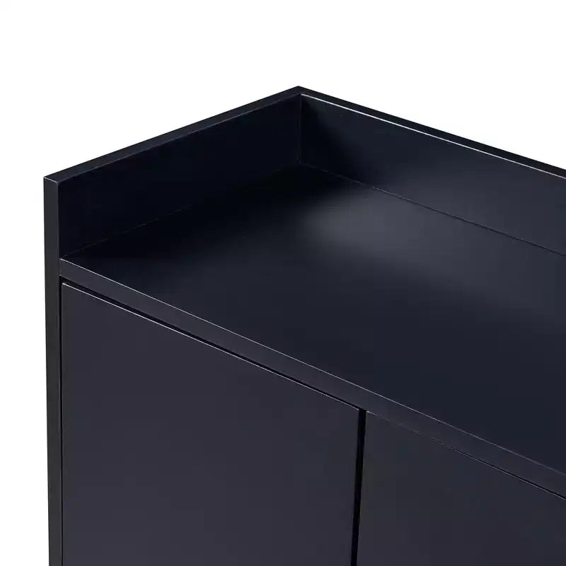 Buffet moderne élégant avec grand espace de rangement pour salle à manger, entrée