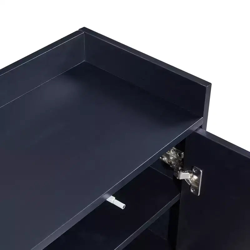 Buffet moderne élégant avec grand espace de rangement pour salle à manger, entrée