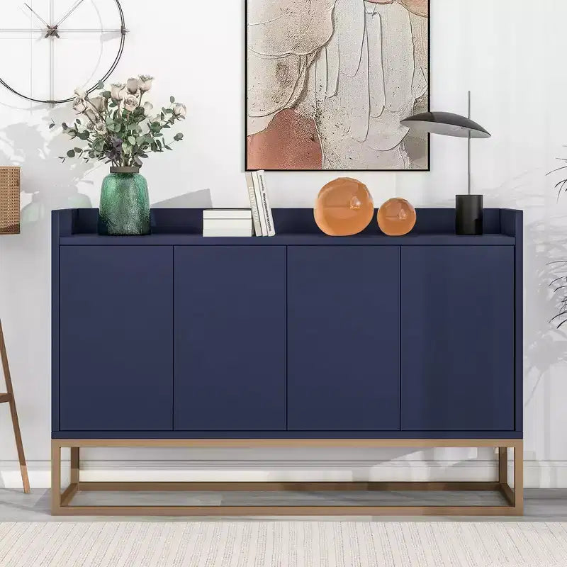 Buffet moderne élégant avec grand espace de rangement pour salle à manger, entrée