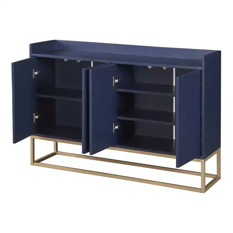 Buffet moderne élégant avec grand espace de rangement pour salle à manger, entrée