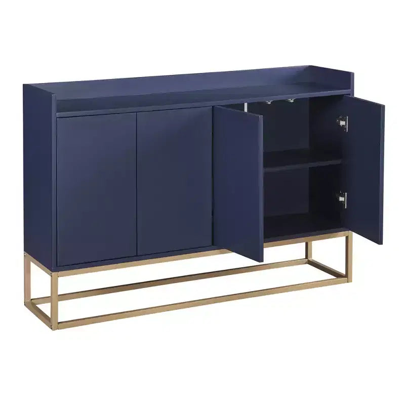 Buffet moderne élégant avec grand espace de rangement pour salle à manger, entrée