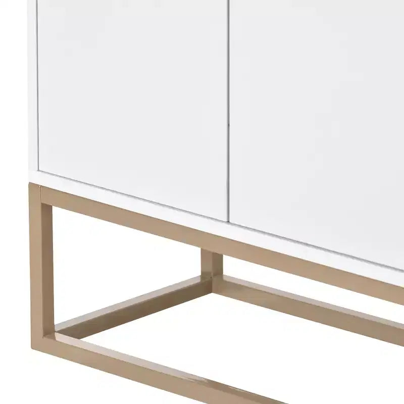 Buffet moderne élégant avec grand espace de rangement pour salle à manger, entrée