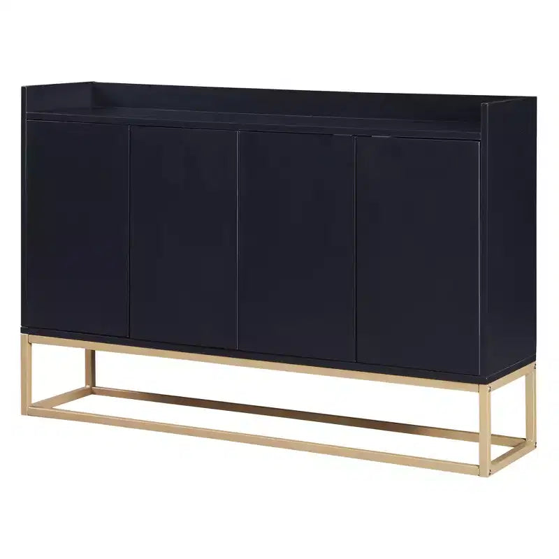 Buffet moderne élégant avec grand espace de rangement pour salle à manger, entrée