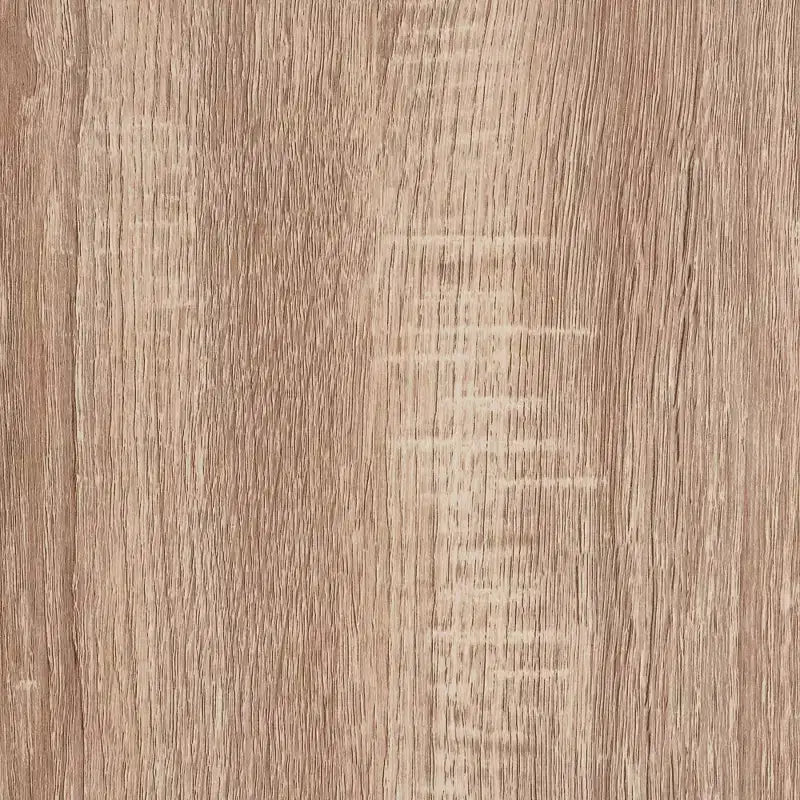 Buffet de salle à manger Asher en bois et métal, 2 portes, marron naturel/noir : Étagères fixes, structure en panneaux de particules