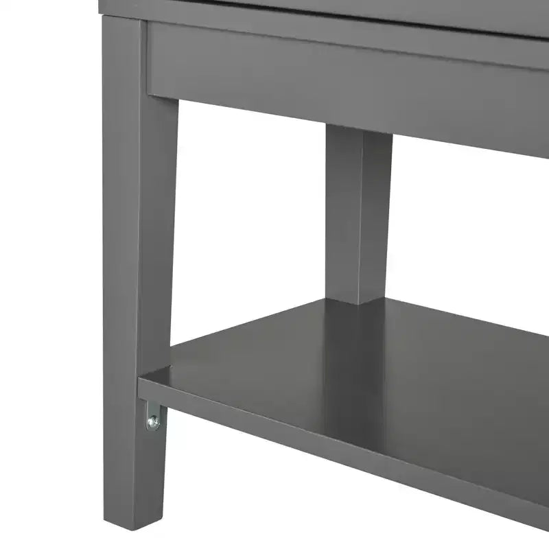 Meuble de rangement de cuisine HOMCOM avec 2 portes vitrées et étagères