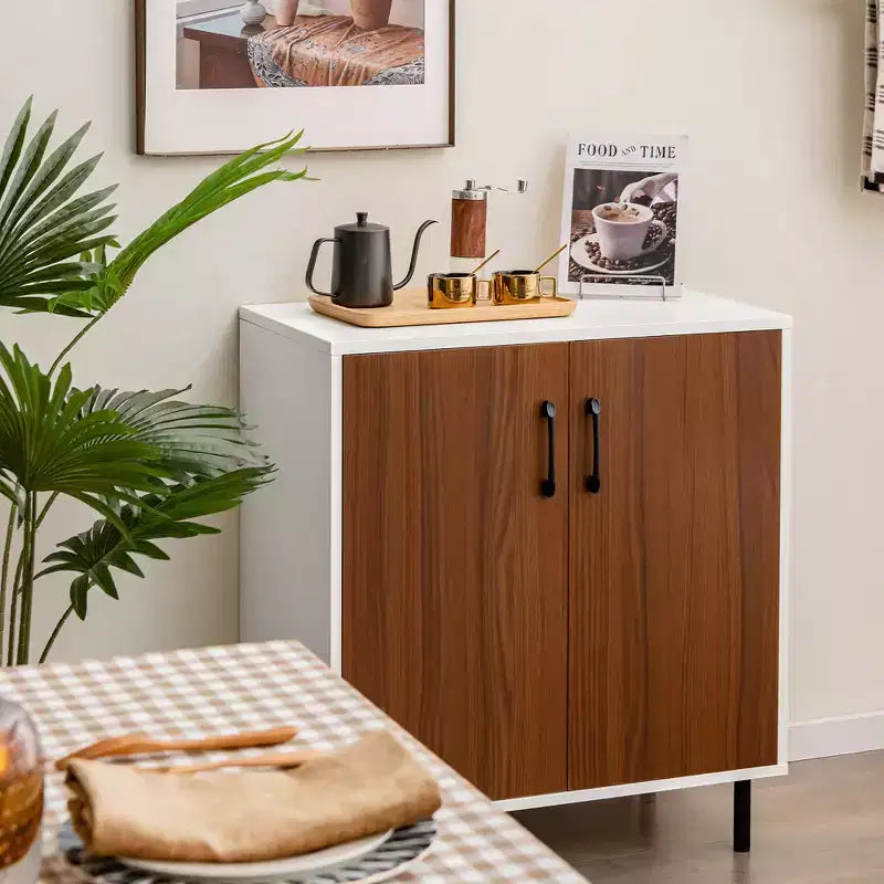 Buffet de cuisine à 2 portes avec étagère réglable
