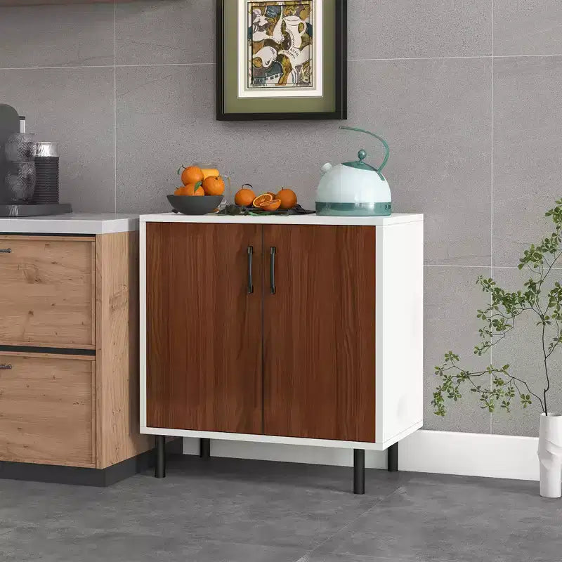 Buffet de cuisine à 2 portes avec étagère réglable