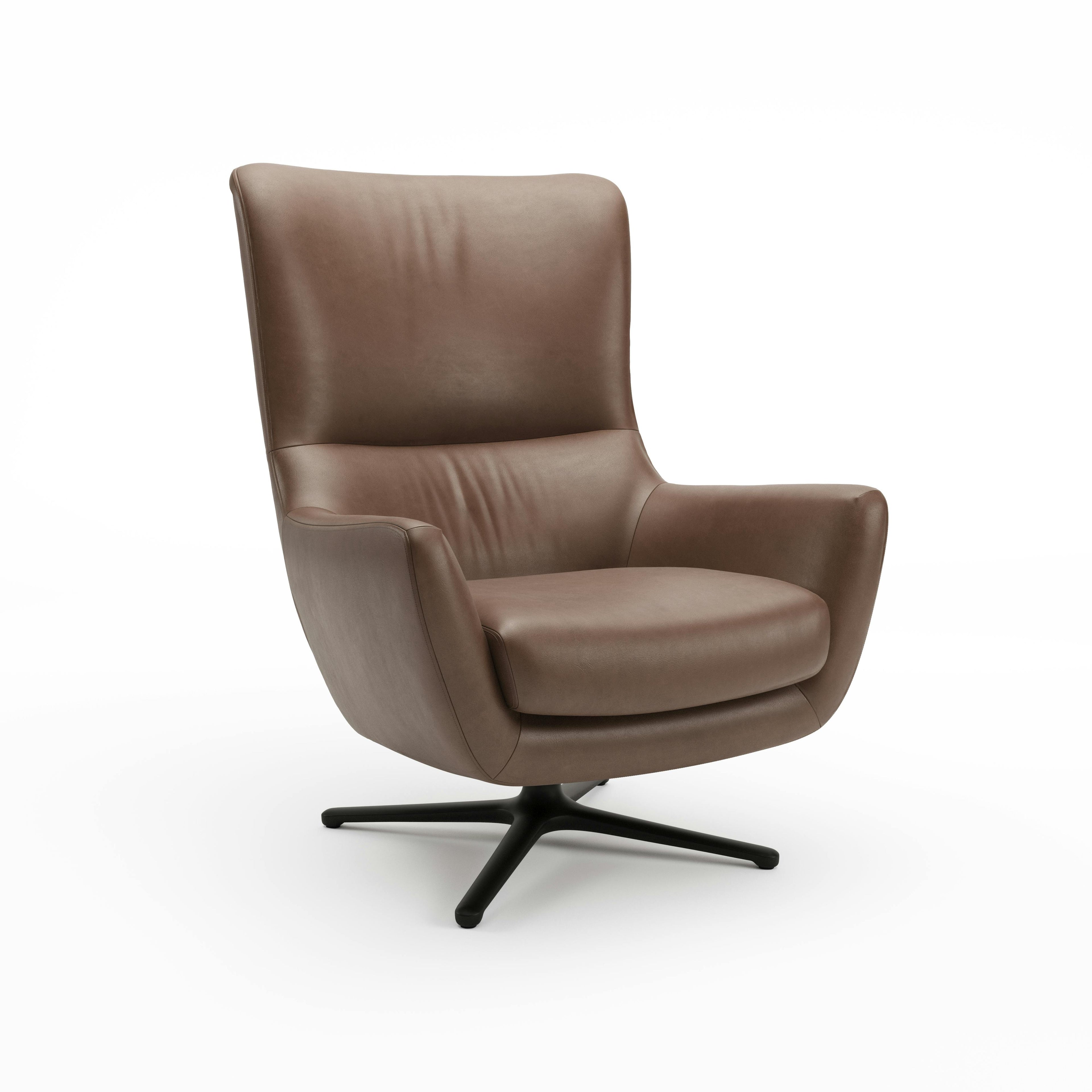 Chaise pivotante en bois massif naturel avec rotation à 360° pour salle à manger